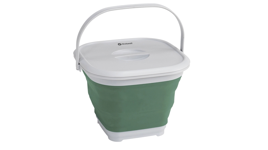 Outwell Collaps Bucket Square med lokk Shadow Green